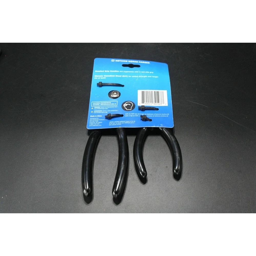 2 Piece Pliers Set From Hart-6" Long Nose &‎ 8" Slip Joint Brand New - Picture 5 of 7